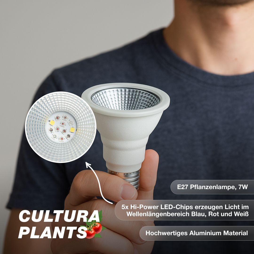 E27-Pflanzenlampe Grow Light Cultura - LED Pflanzenlampe von Venso