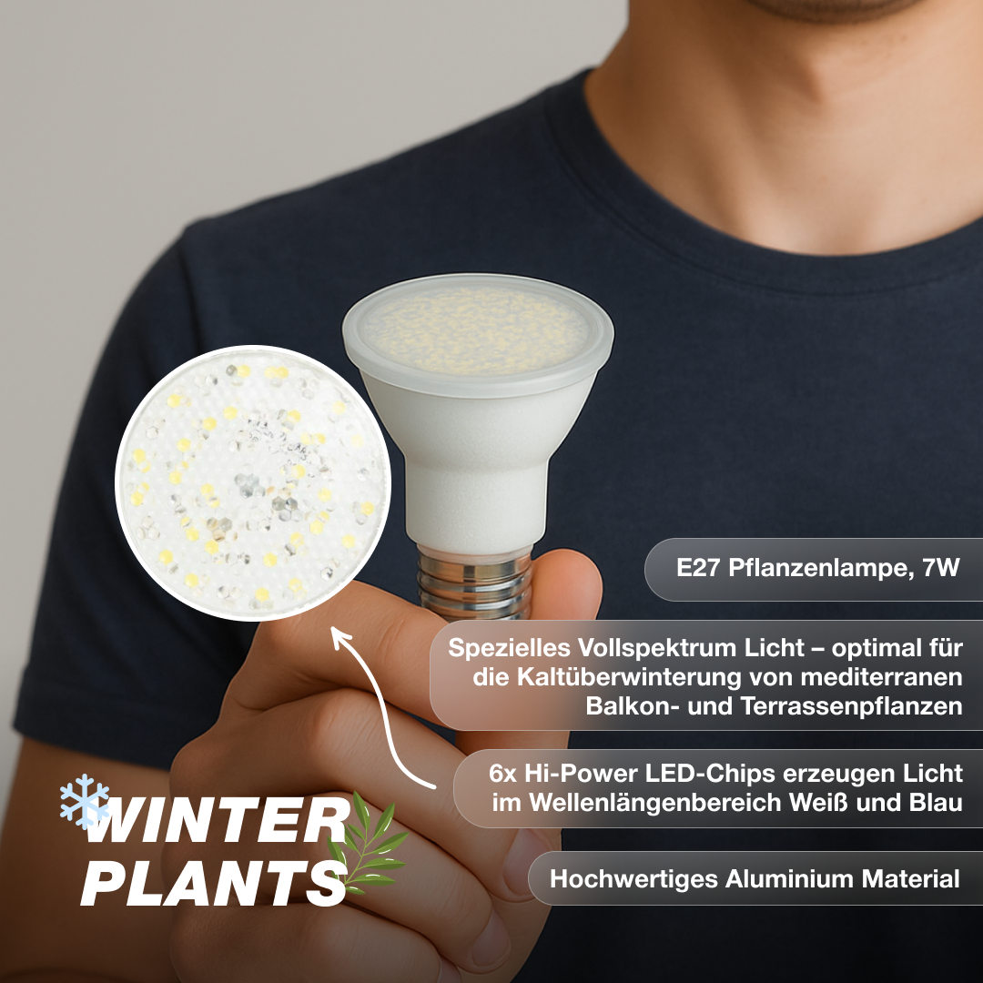 E27-Pflanzenlampe Grow Light Winter - LED Pflanzenlampe von Venso