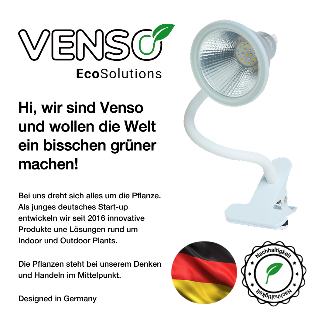 E27-Pflanzenlampe Grow Light Flexia - LED Pflanzenlampe von Venso
