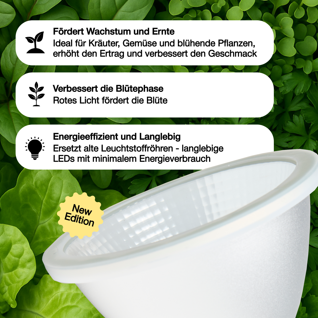 E27-Pflanzenlampe Grow Light Cultura - LED Pflanzenlampe von Venso