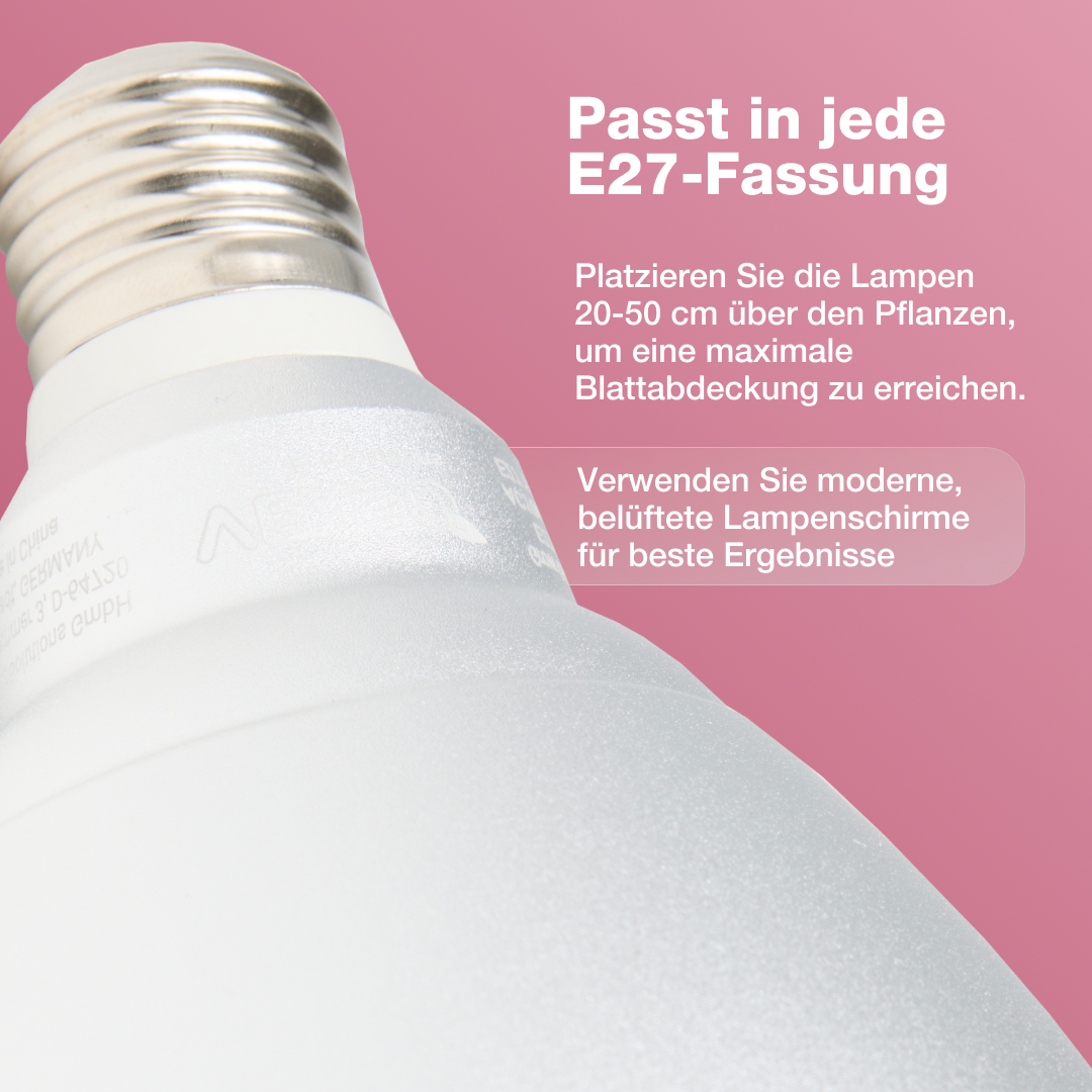 E27-Pflanzenlampe Grow Light Cultura - LED Pflanzenlampe von Venso