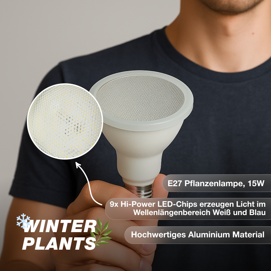 E27-Pflanzenlampe Grow Light Winter - LED Pflanzenlampe von Venso