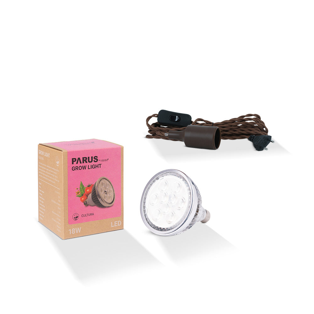 E27 Pflanzenlampe “cultura” mit der Helix Lampenfassung im Vorteilspaket