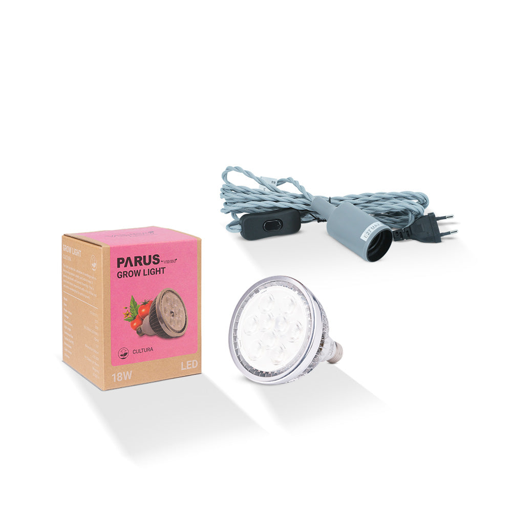 E27 Pflanzenlampe “cultura” mit der Helix Lampenfassung im Vorteilspaket