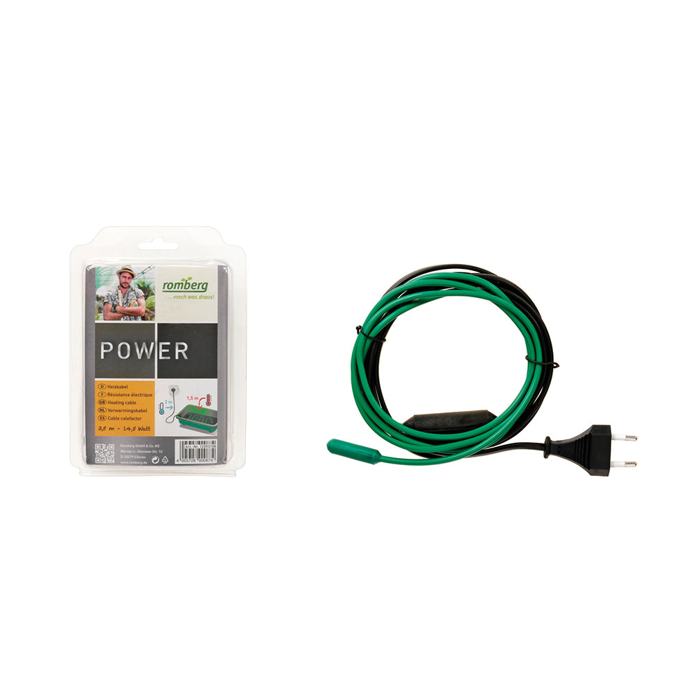 Heizkabel in verschiedenen Größen