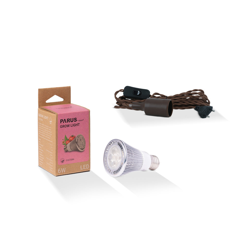 E27 Pflanzenlampe “cultura” mit der Helix Lampenfassung im Vorteilspaket