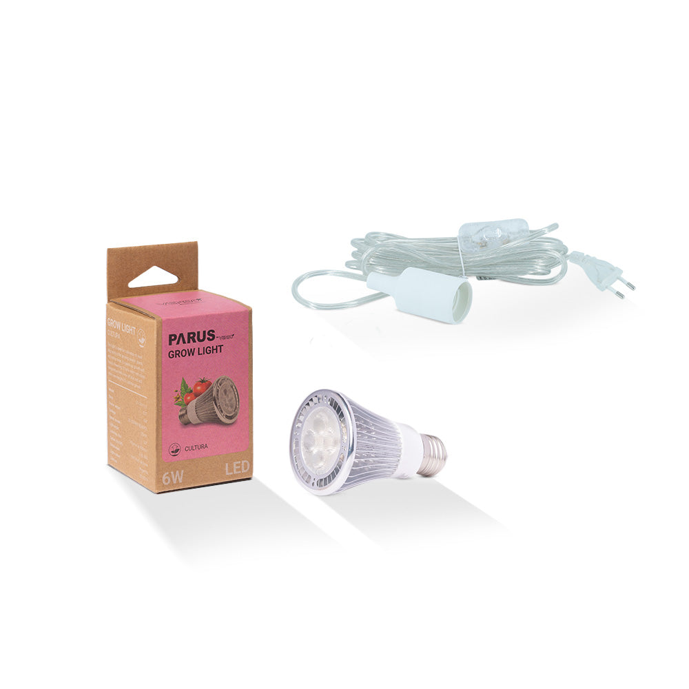 E27 Pflanzenlampe “cultura” mit der Lampenfassung im Vorteilspaket