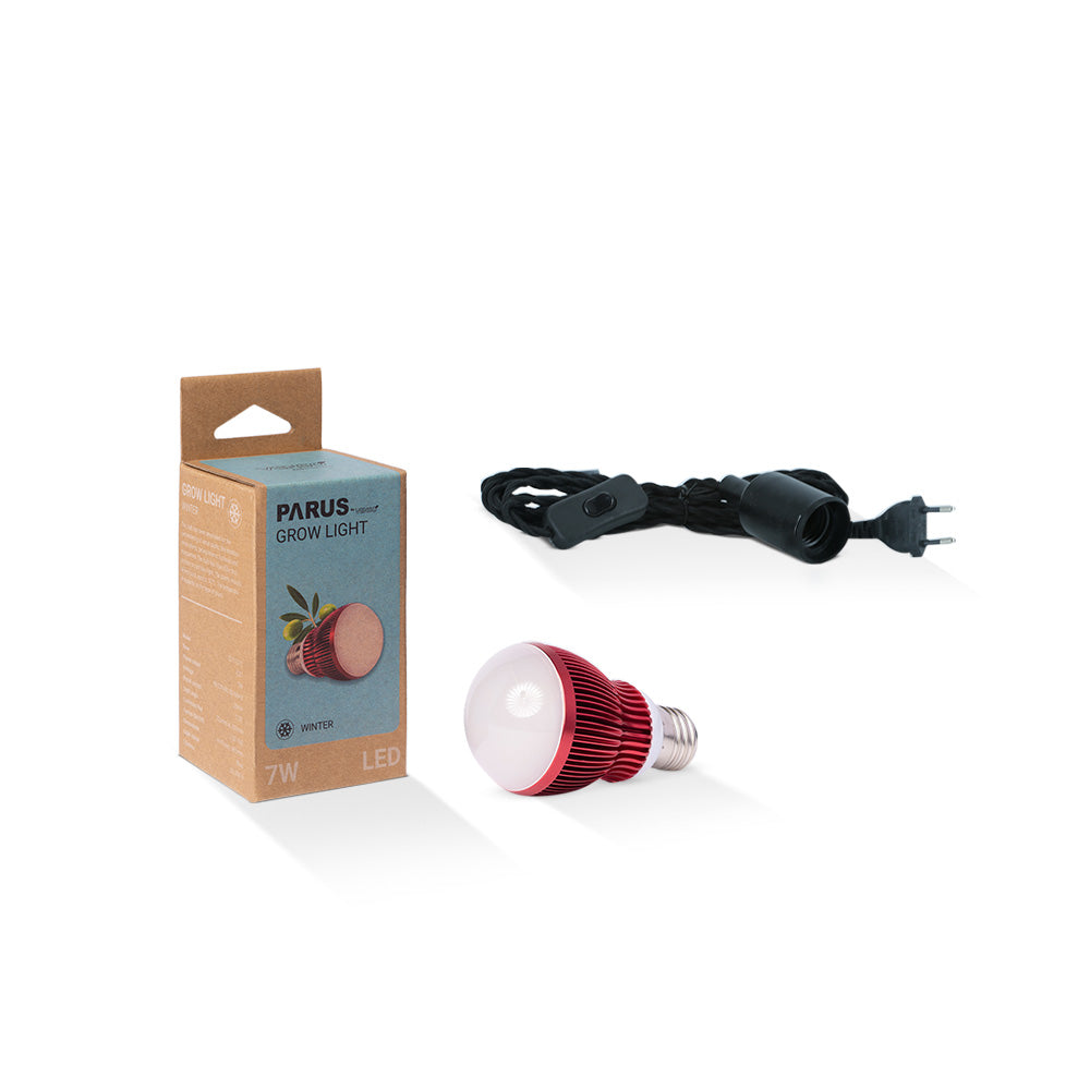 E27 Pflanzenlampe “winter” mit der Helix Lampenfassung im Vorteilspaket