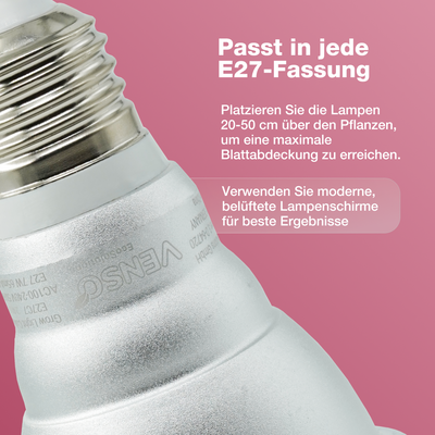 E27 plant lamp "Cultura" - LED plant lamp from Venso