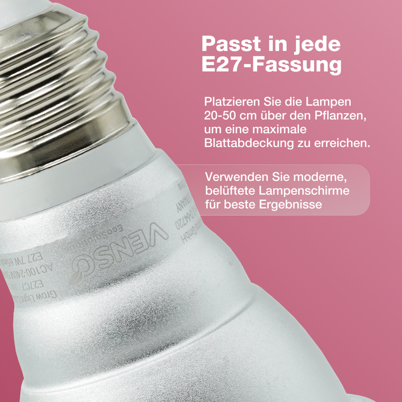 E27 plant lamp "Cultura" - LED plant lamp from Venso