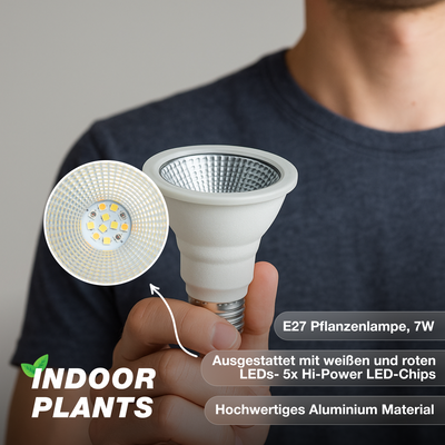 E27-Pflanzenlampe Grow Light Indoor Plants - LED Pflanzenlampe von Venso