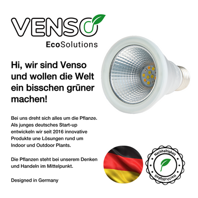 E27-Pflanzenlampe Grow Light Indoor Plants - LED Pflanzenlampe von Venso