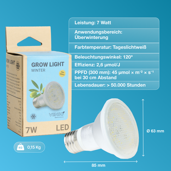 E27 plant lamp "Winter" - LED plant lamp from Venso