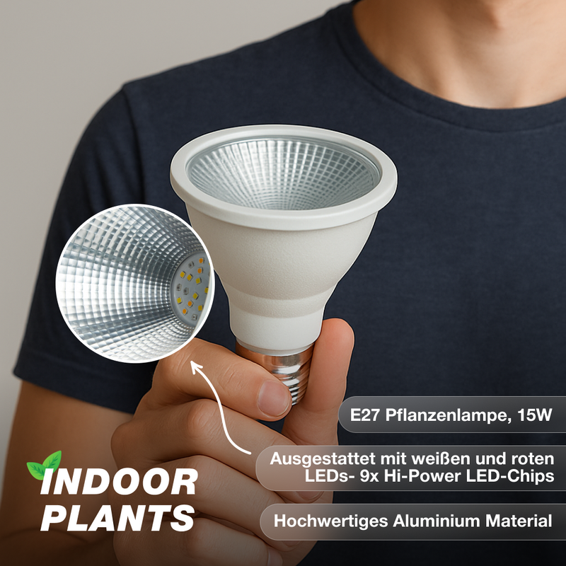 E27-Pflanzenlampe Grow Light Indoor Plants - LED Pflanzenlampe von Venso