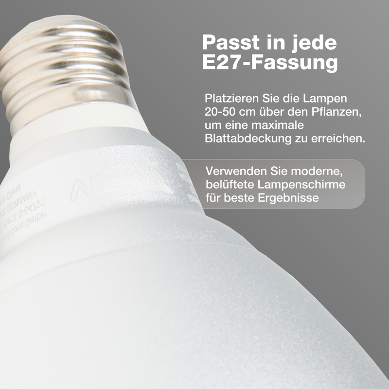 E27-Pflanzenlampe Grow Light Indoor Plants - LED Pflanzenlampe von Venso