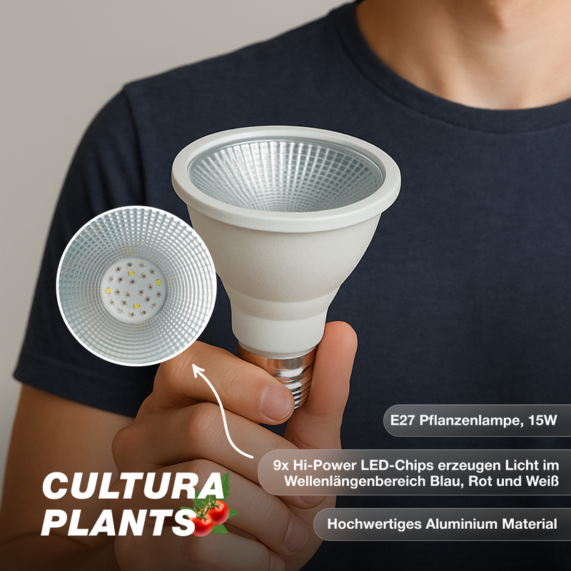 E27 plant lamp "Cultura" - LED plant lamp from Venso