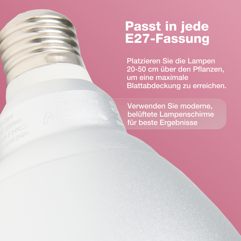 E27 plant lamp "Cultura" - LED plant lamp from Venso