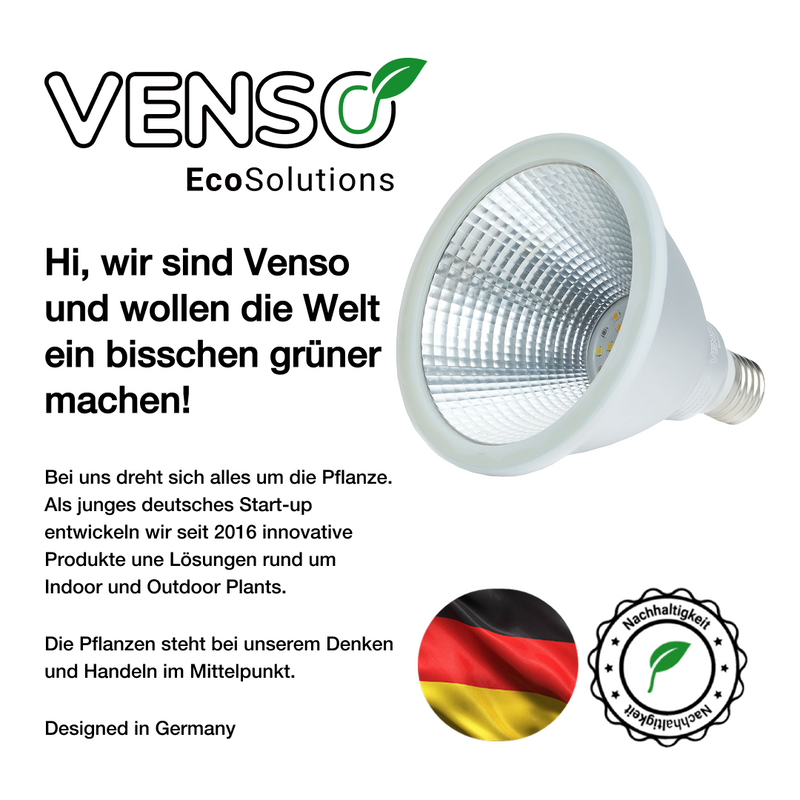 E27 plant lamp "Cultura" - LED plant lamp from Venso