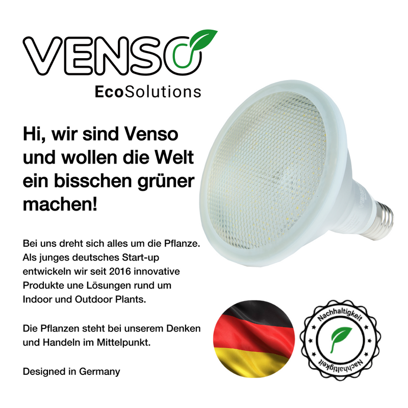 E27-Pflanzenlampe Grow Light Winter - LED Pflanzenlampe von Venso