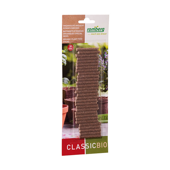 Organic fertilizer sticks - made from 100% vegetable raw materials