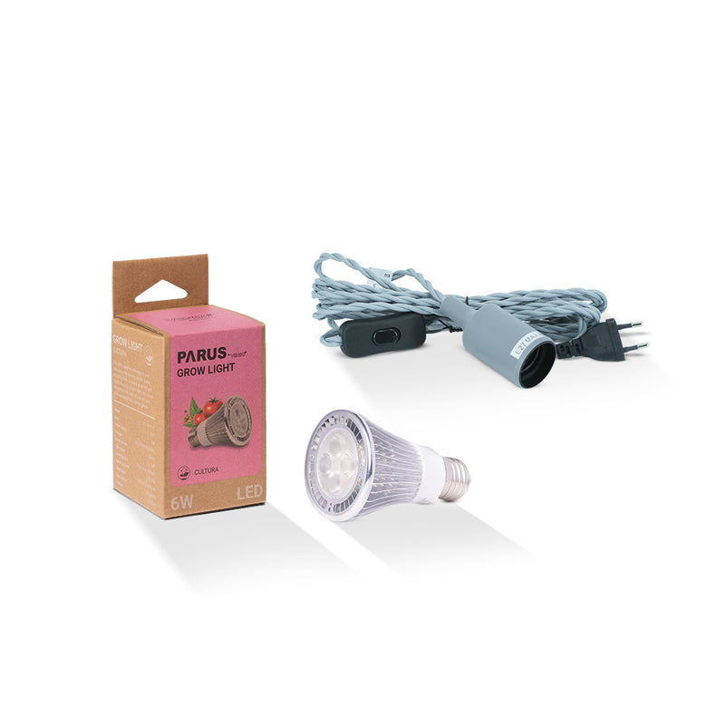 E27 Pflanzenlampe “cultura” mit der Helix Lampenfassung im Vorteilspaket