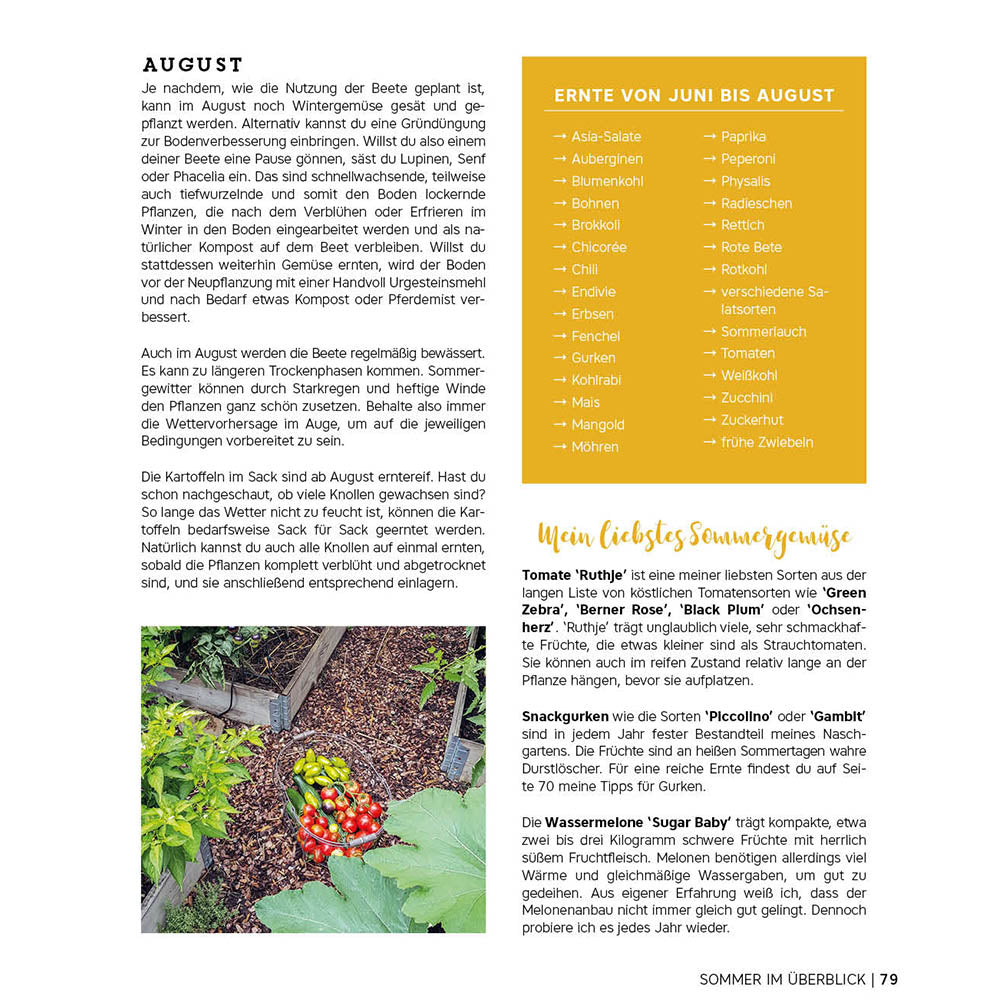 Ernte gut, alles gut! – Gemüsegärtnern im Hochbeet, Frühbeet und Gewächshaus